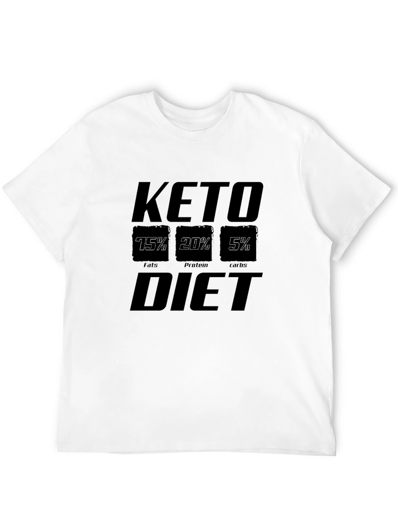 Keto Diet T-Shirt - Black Graphic Tee