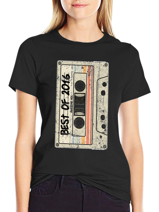 Best of 2016 Cassette Tape Graphic T-Shirt