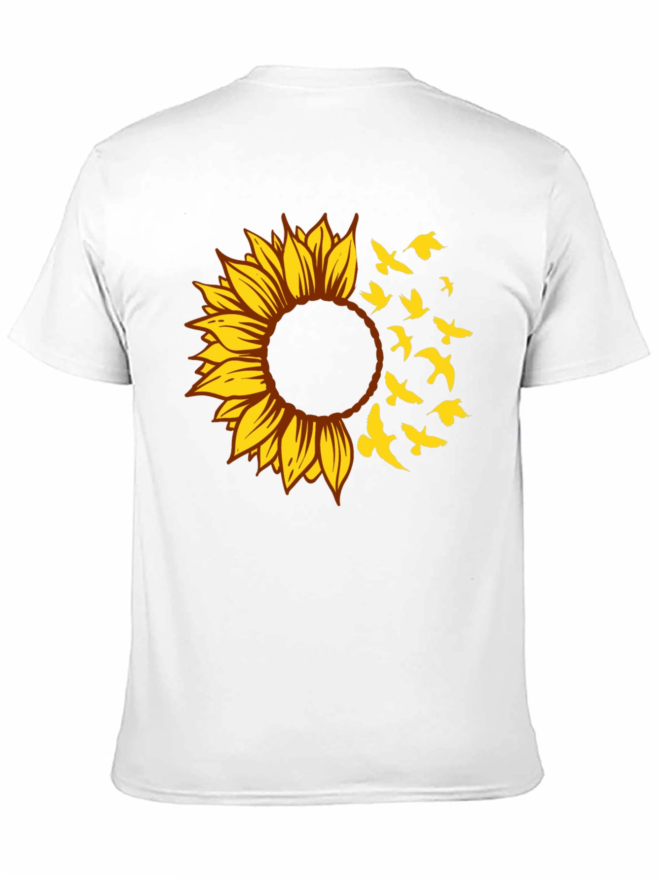 Sunflower Bird T-Shirt - Stylish Graphic Tee