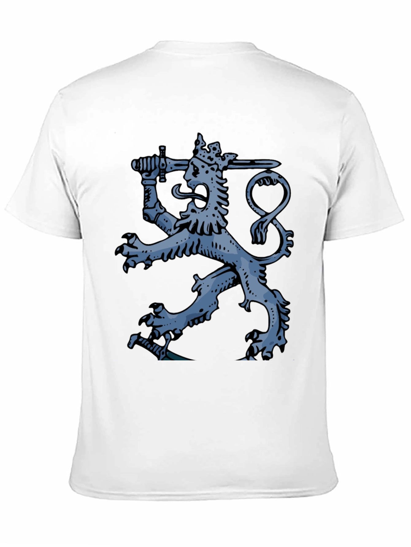 Finnish Lion Graphic Tee - Cool Finland T-Shirt