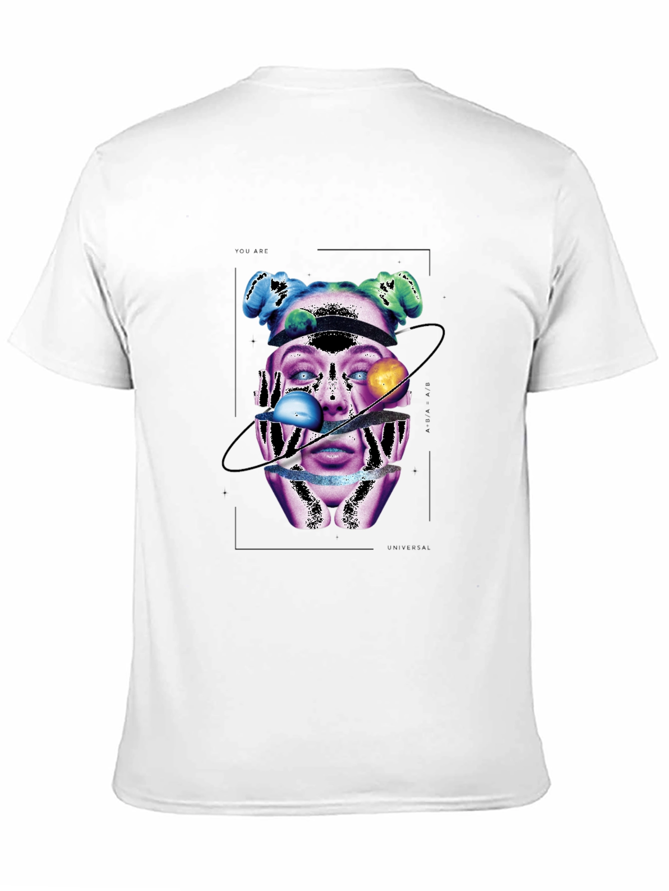 Cosmic Woman Graphic T-Shirt - Black