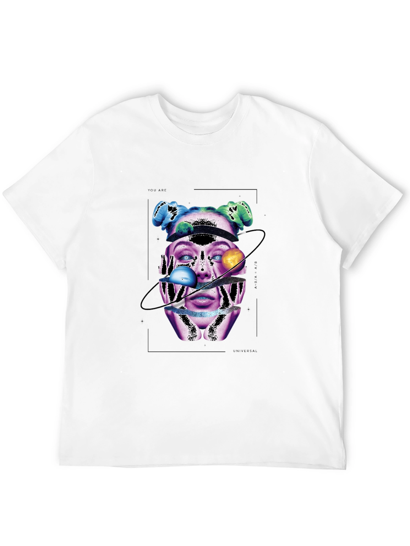 Cosmic Woman Graphic T-Shirt - Black