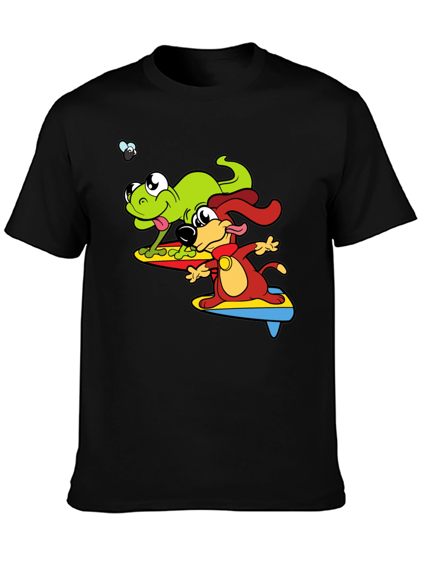 Surfs Up! Frog & Dog Graphic Tee