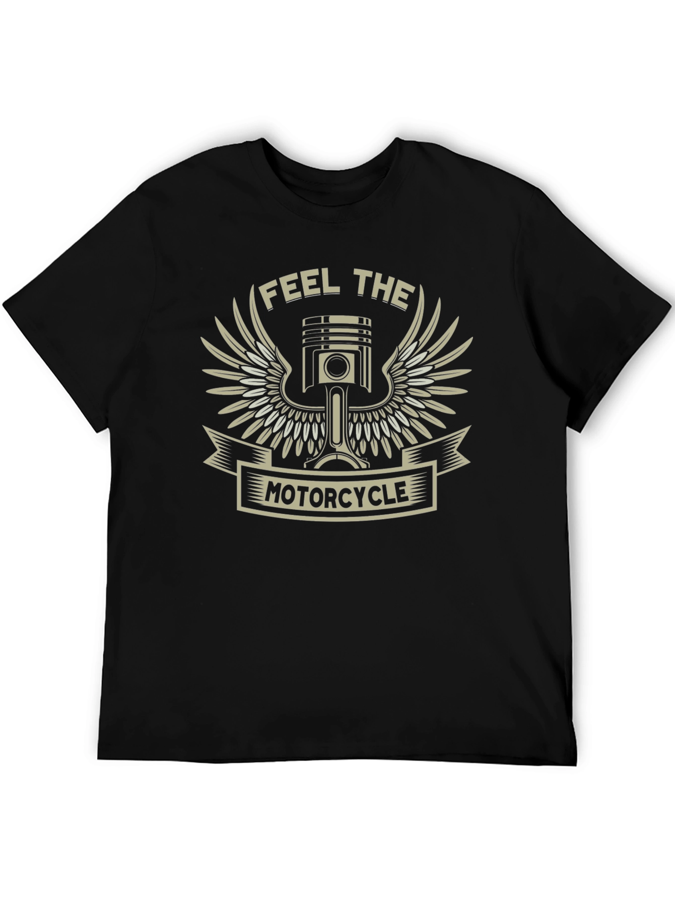 Feel The Motorcycle - Biker T-Shirt
