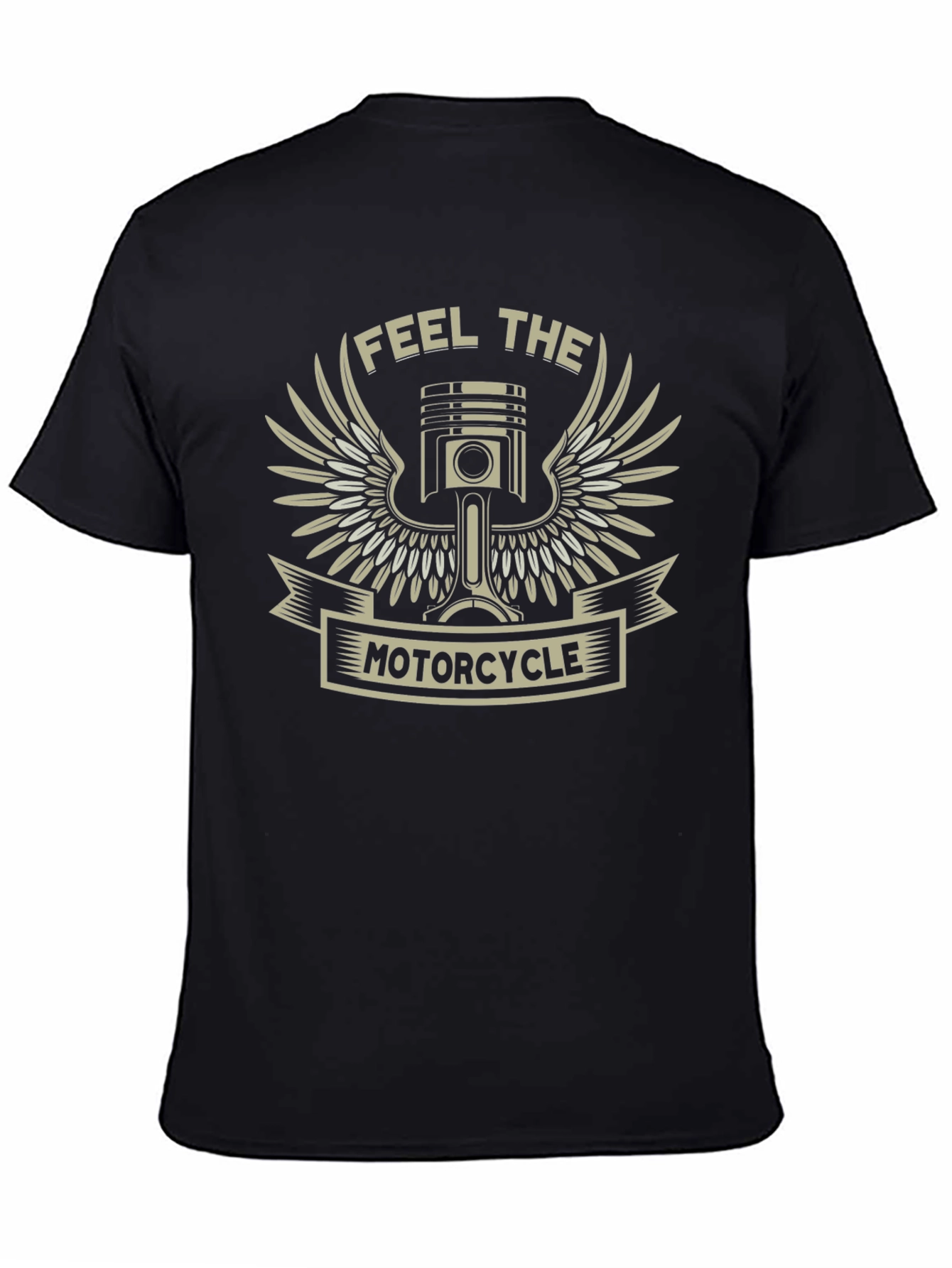 Feel The Motorcycle - Biker T-Shirt