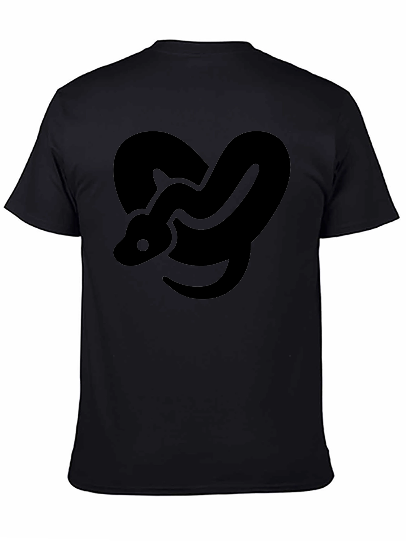 Snake Graphic Black T-Shirt
