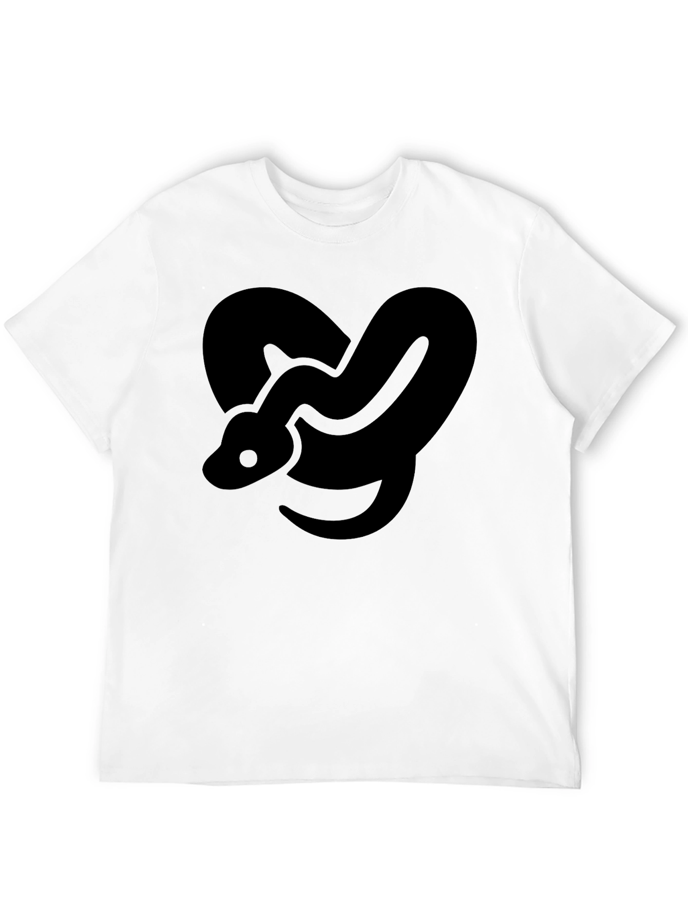Snake Graphic Black T-Shirt