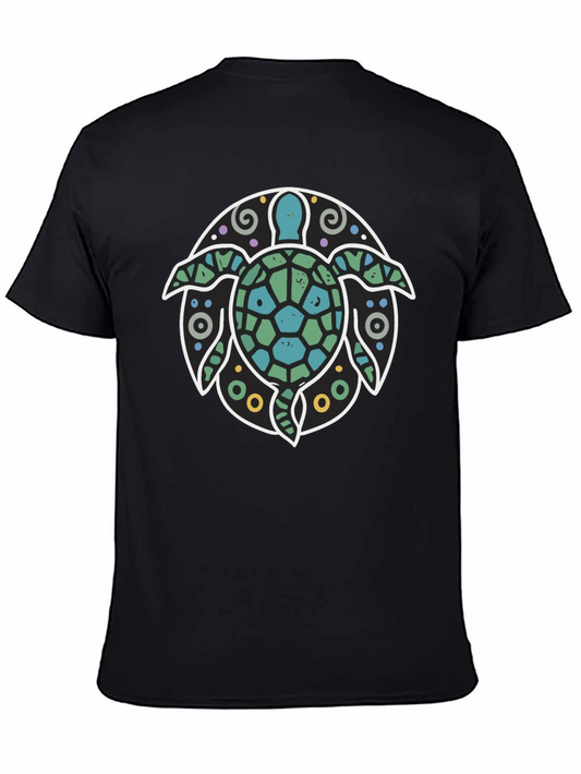 Turtle Graphic Tee - Coastal Style