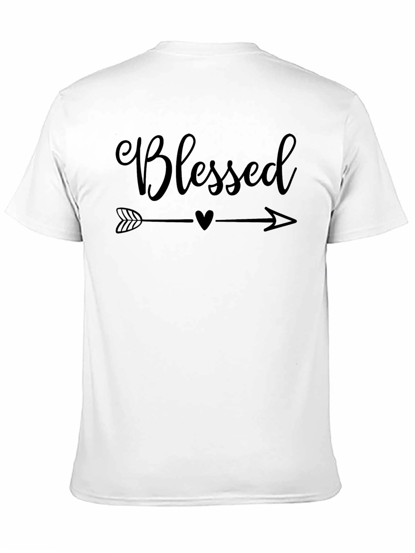 Blessed Arrow Graphic Tee - Unisex Black T-Shirt