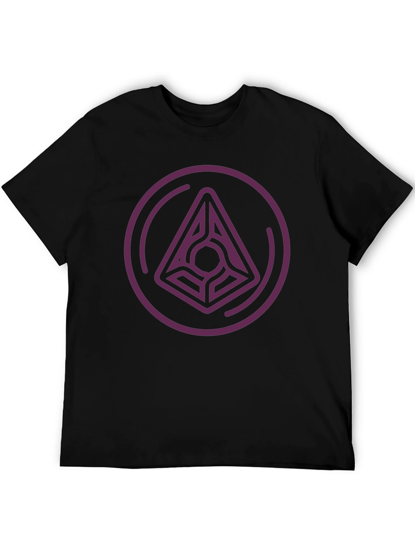 Geometric Symbol Graphic Tee - Modern Design