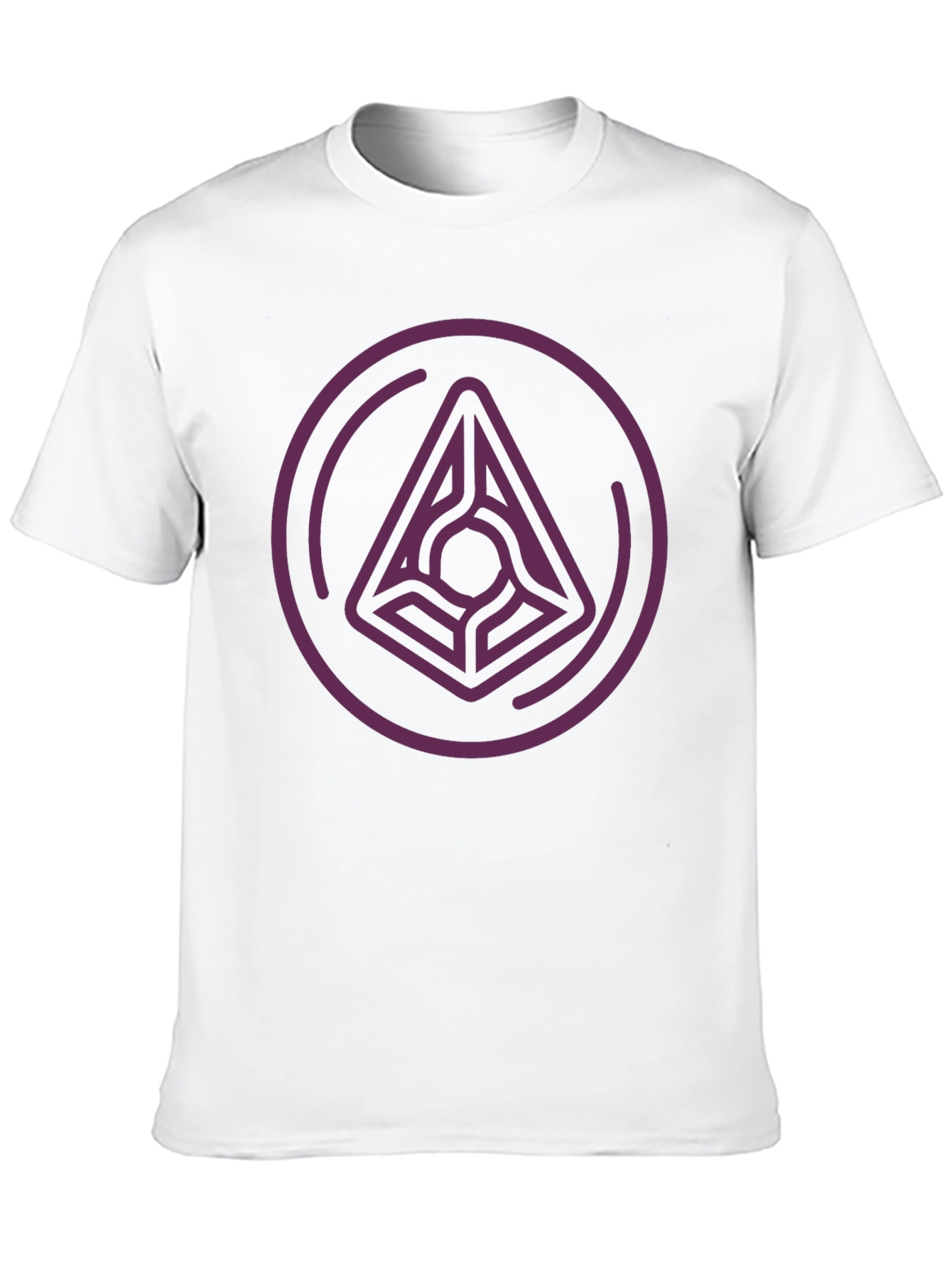 Geometric Symbol Graphic Tee - Modern Design