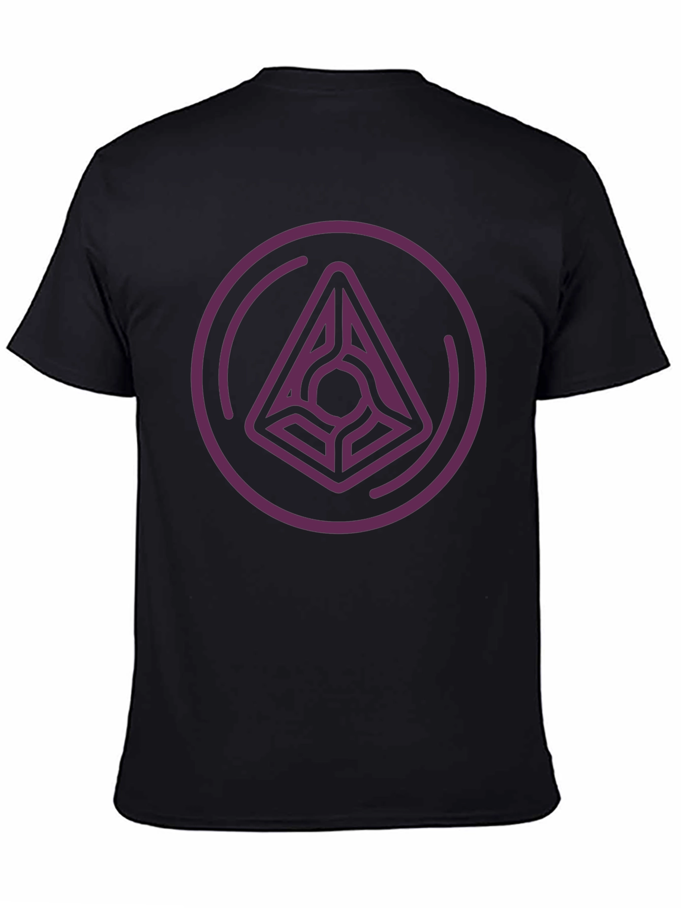 Geometric Symbol Graphic Tee - Modern Design