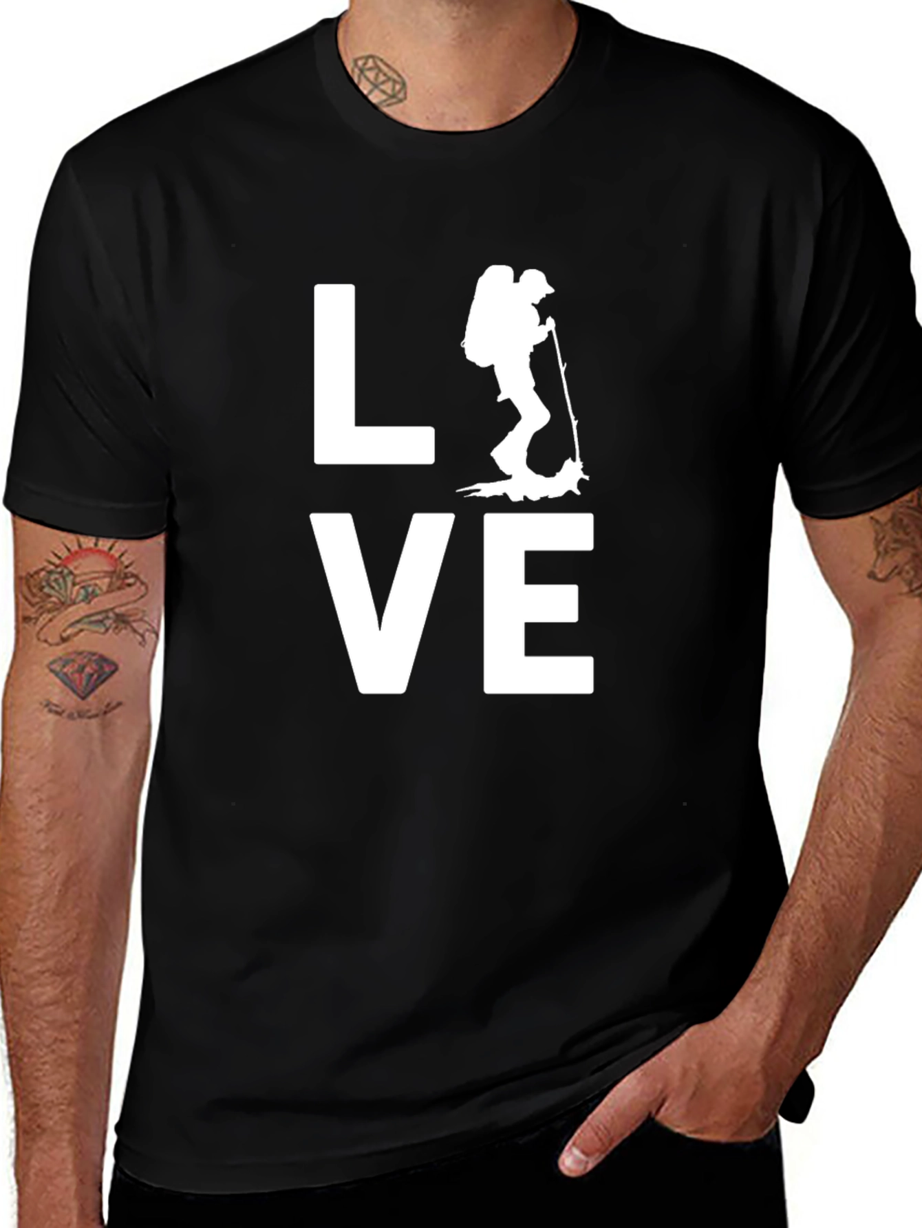 Love Hiking Black T-Shirt