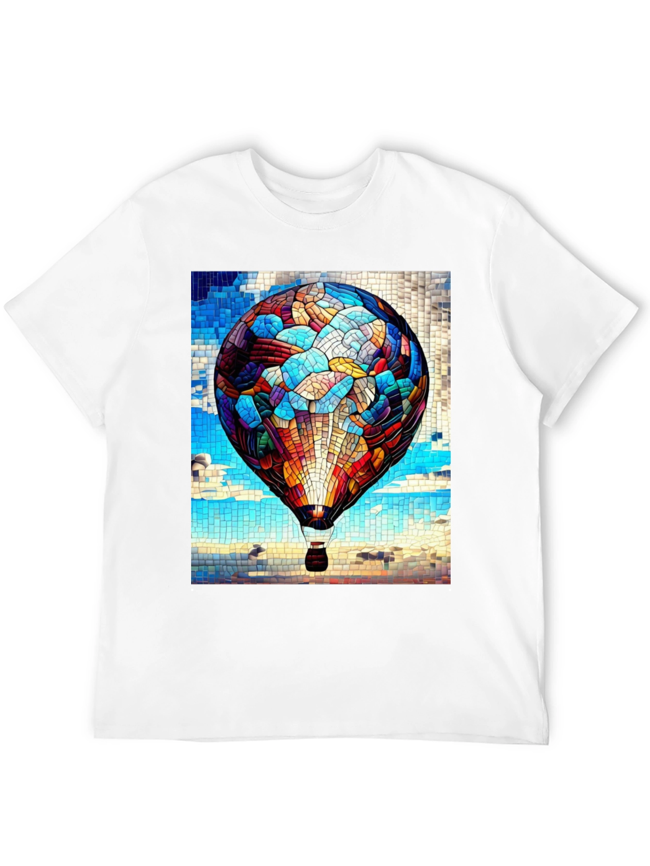 Mosaic Hot Air Balloon T-Shirt