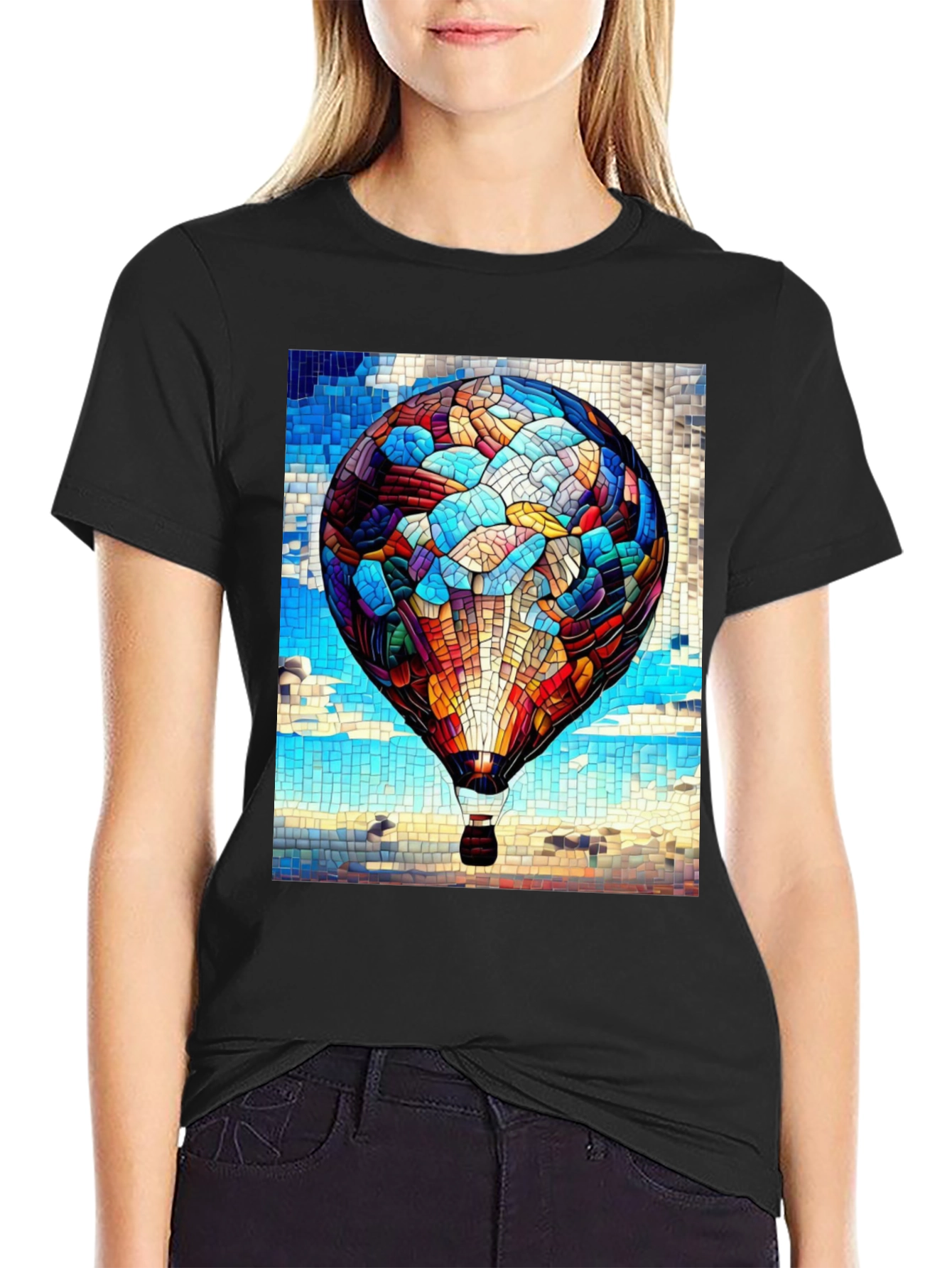 Mosaic Hot Air Balloon T-Shirt
