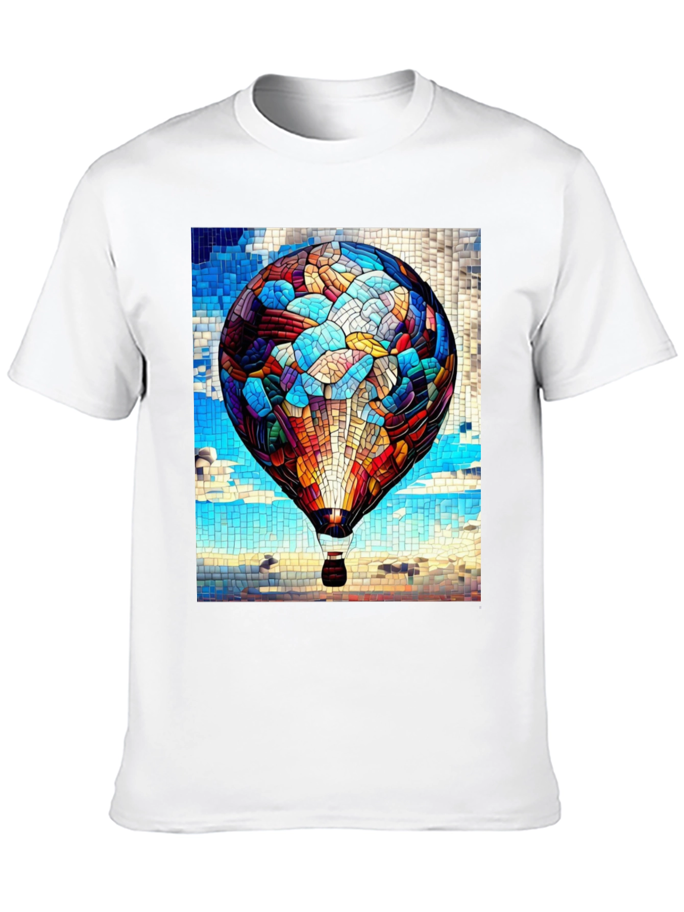 Mosaic Hot Air Balloon T-Shirt