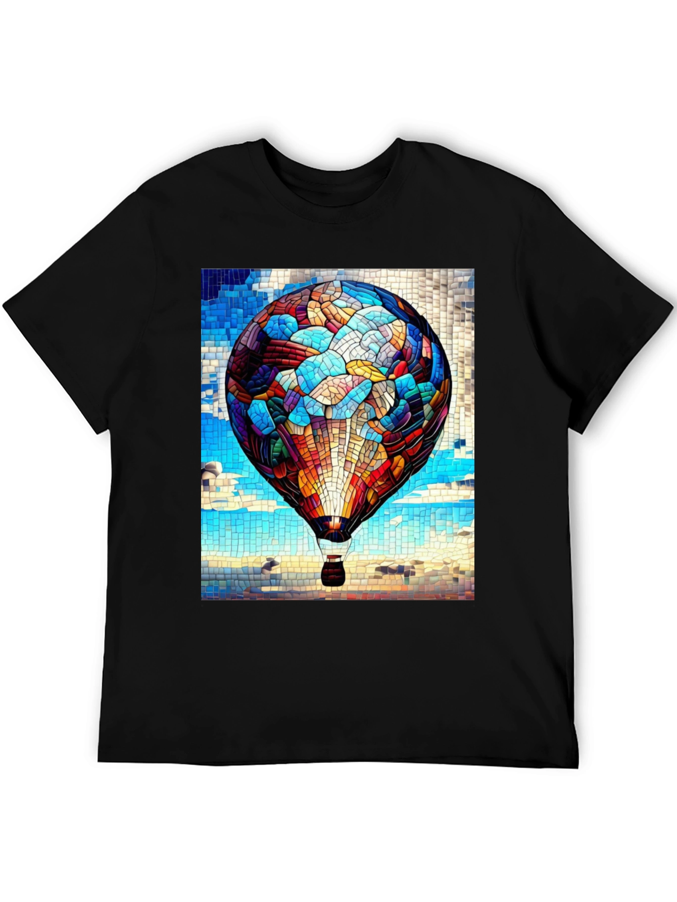 Mosaic Hot Air Balloon T-Shirt