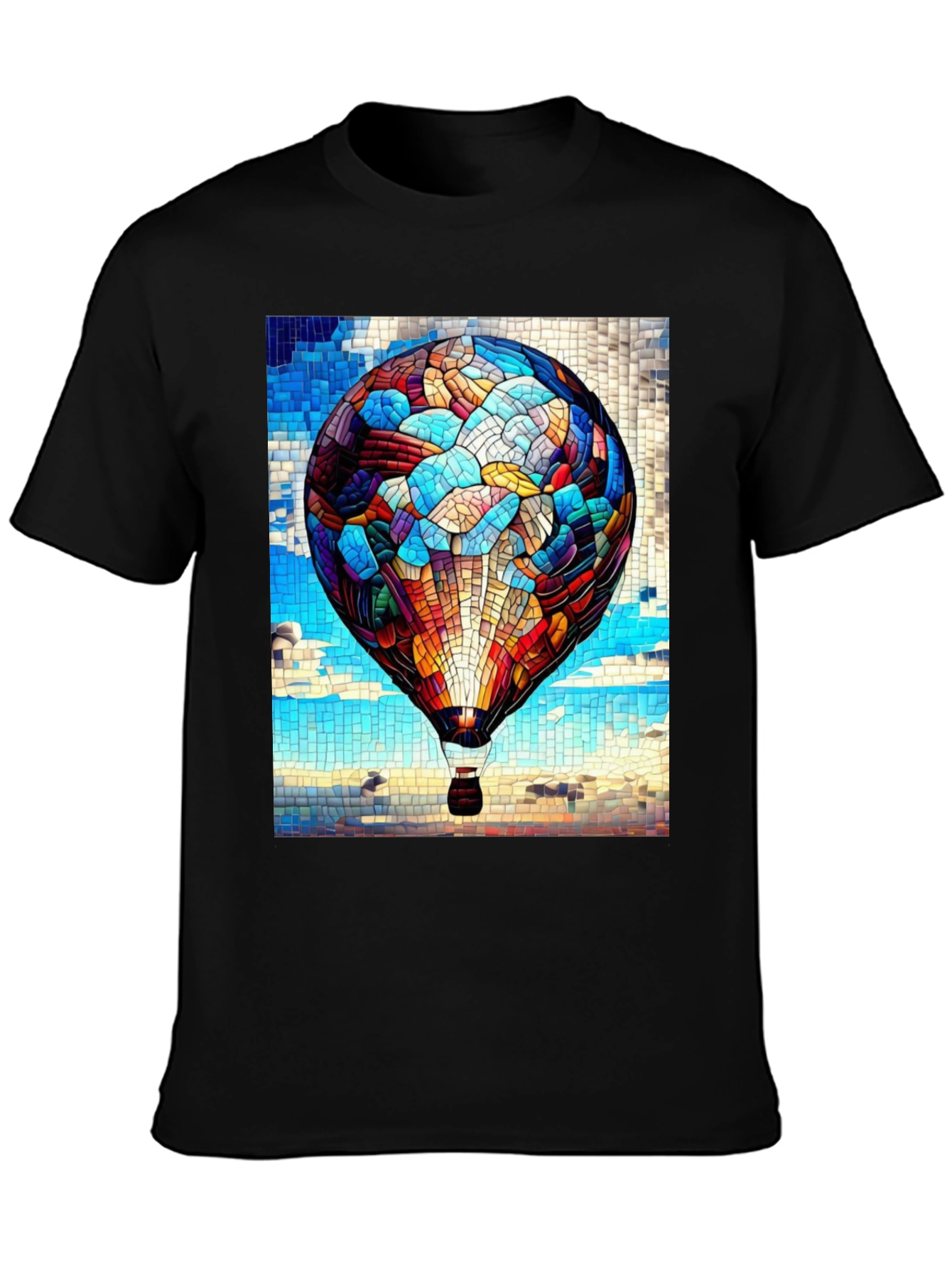 Mosaic Hot Air Balloon T-Shirt