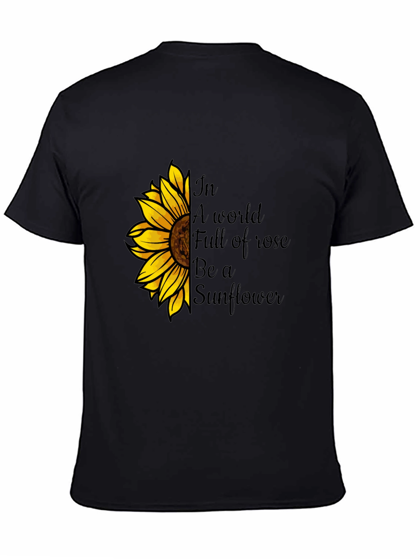 Sunflower Graphic Tee - Be a Sunflower T-Shirt