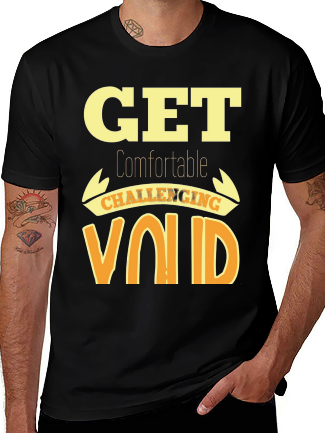 Get Comfortable Challenging Void T-Shirt