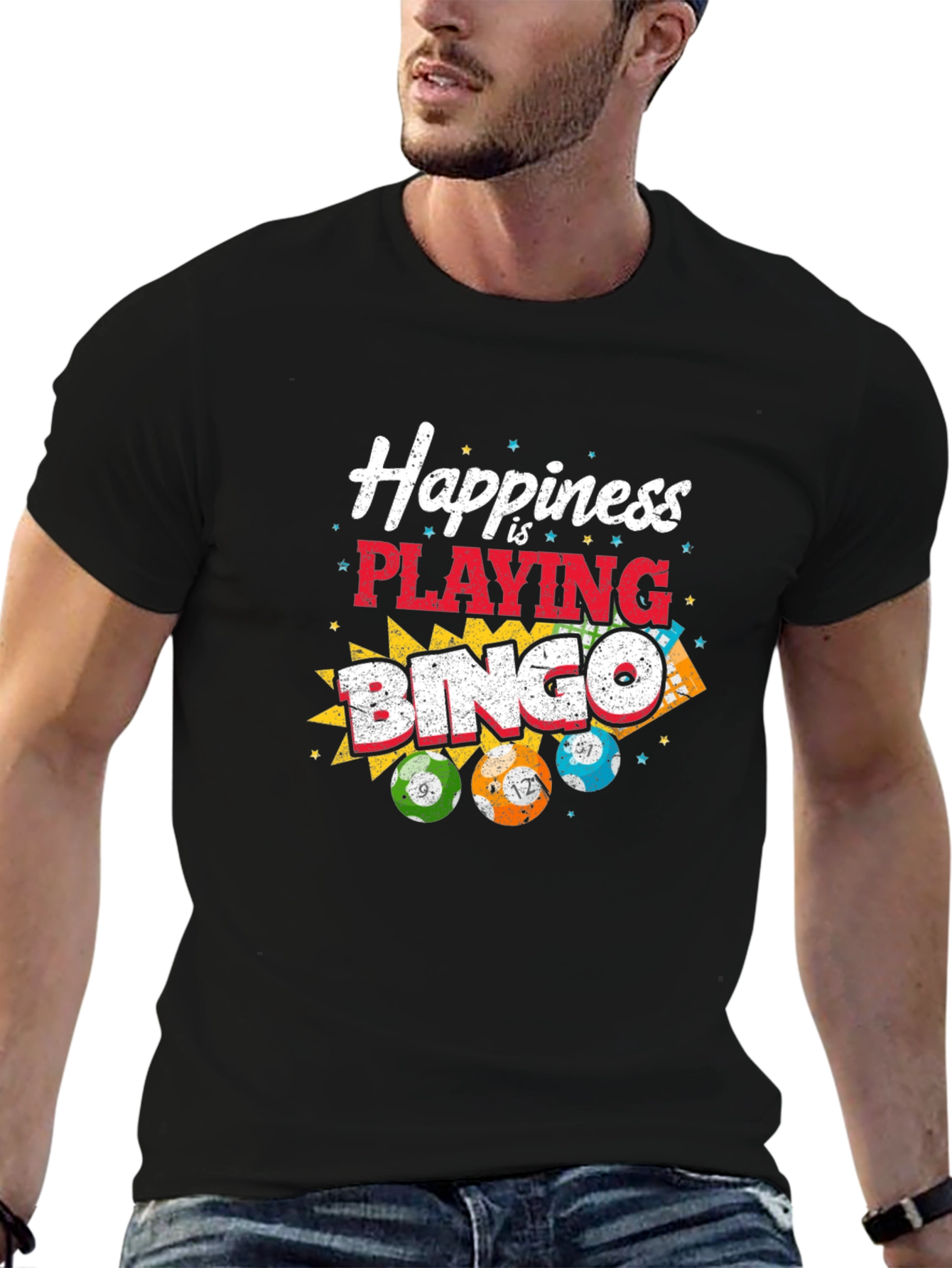 Happiness is Playing Bingo T-Shirt