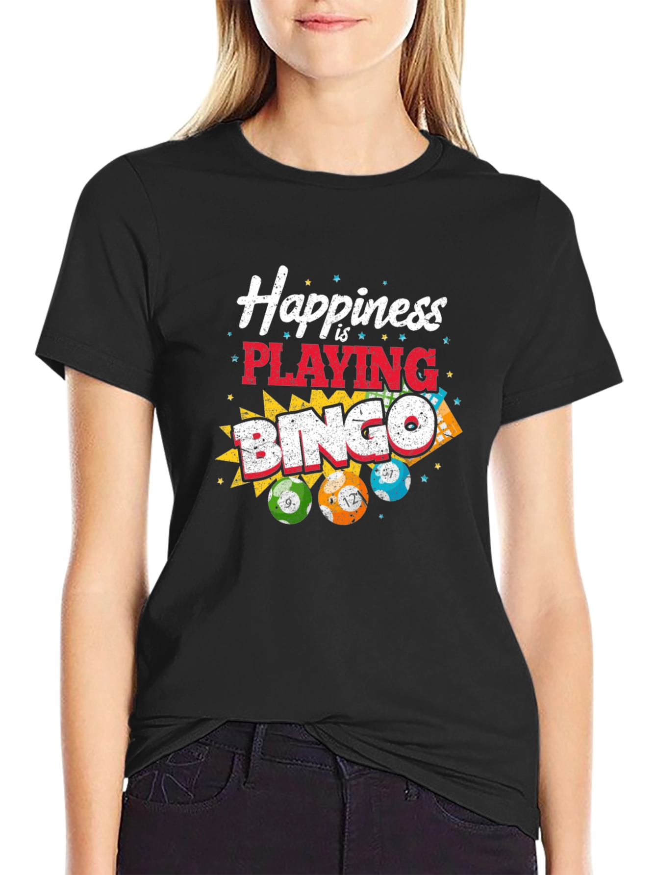 Happiness is Playing Bingo T-Shirt
