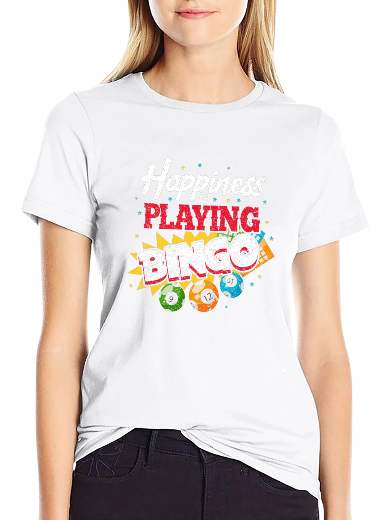 Happiness is Playing Bingo T-Shirt