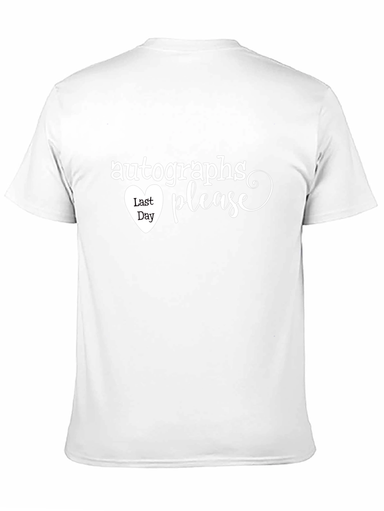 Autographs Please T-Shirt Last Day of School