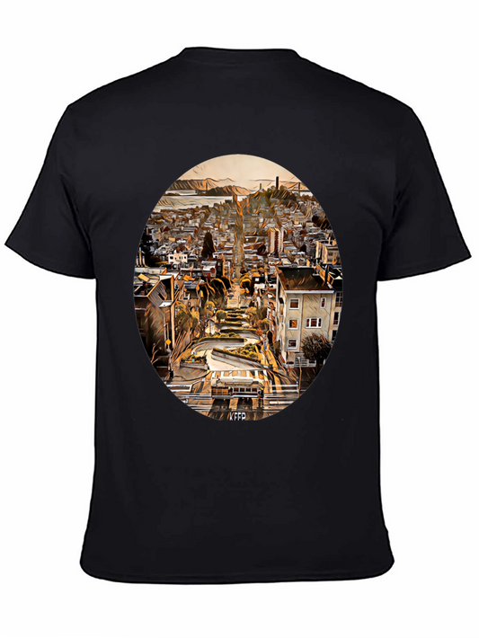 San Francisco Lombard Street Graphic T-Shirt