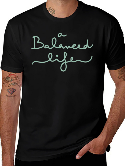 Balanced Life Graphic Tee - Black