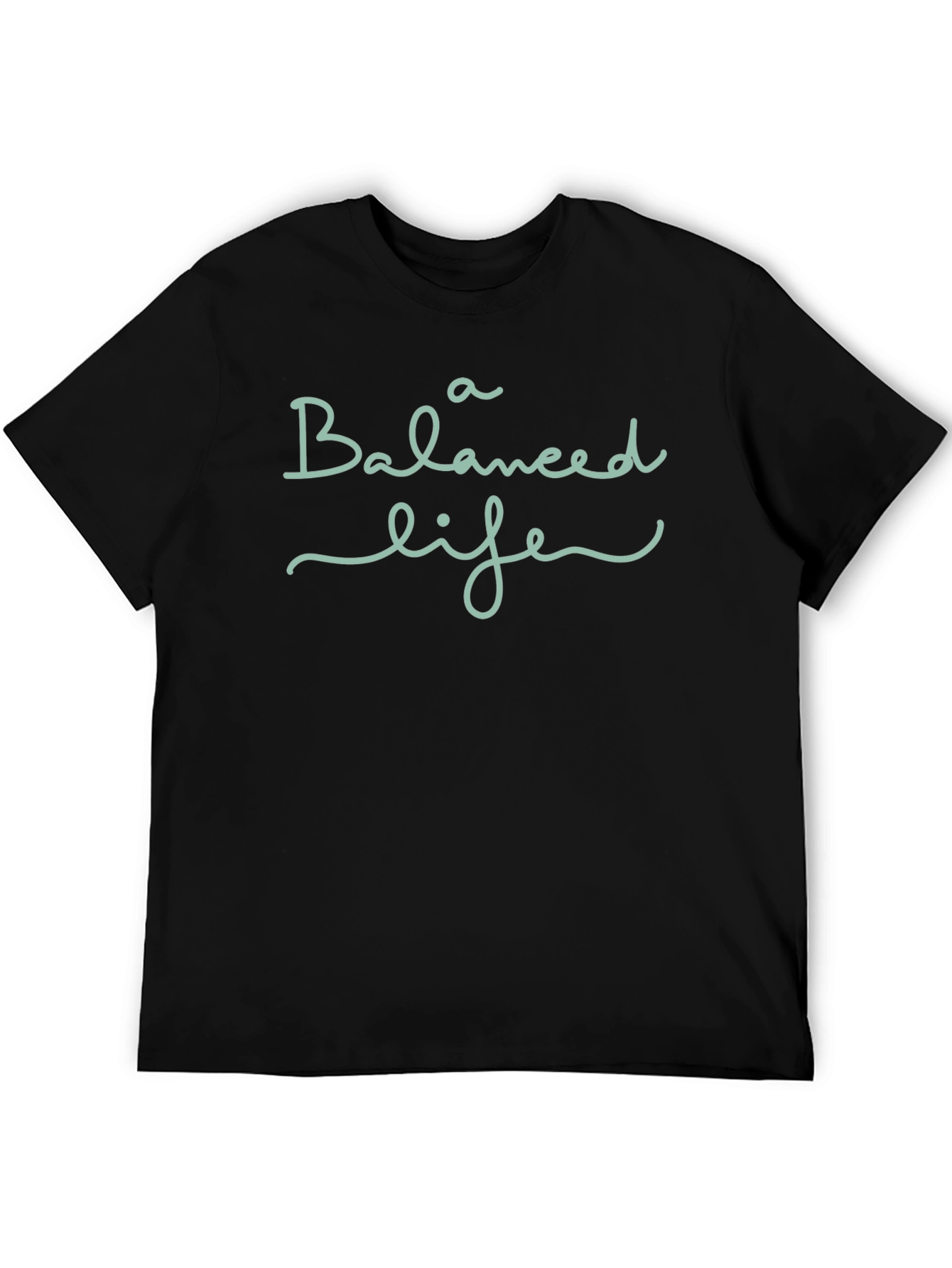 Balanced Life Graphic Tee - Black