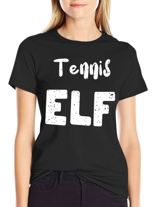 Tennis Elf Novelty T-Shirt