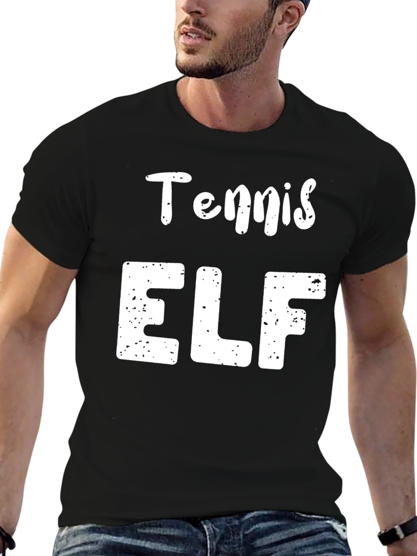 Tennis Elf Novelty T-Shirt