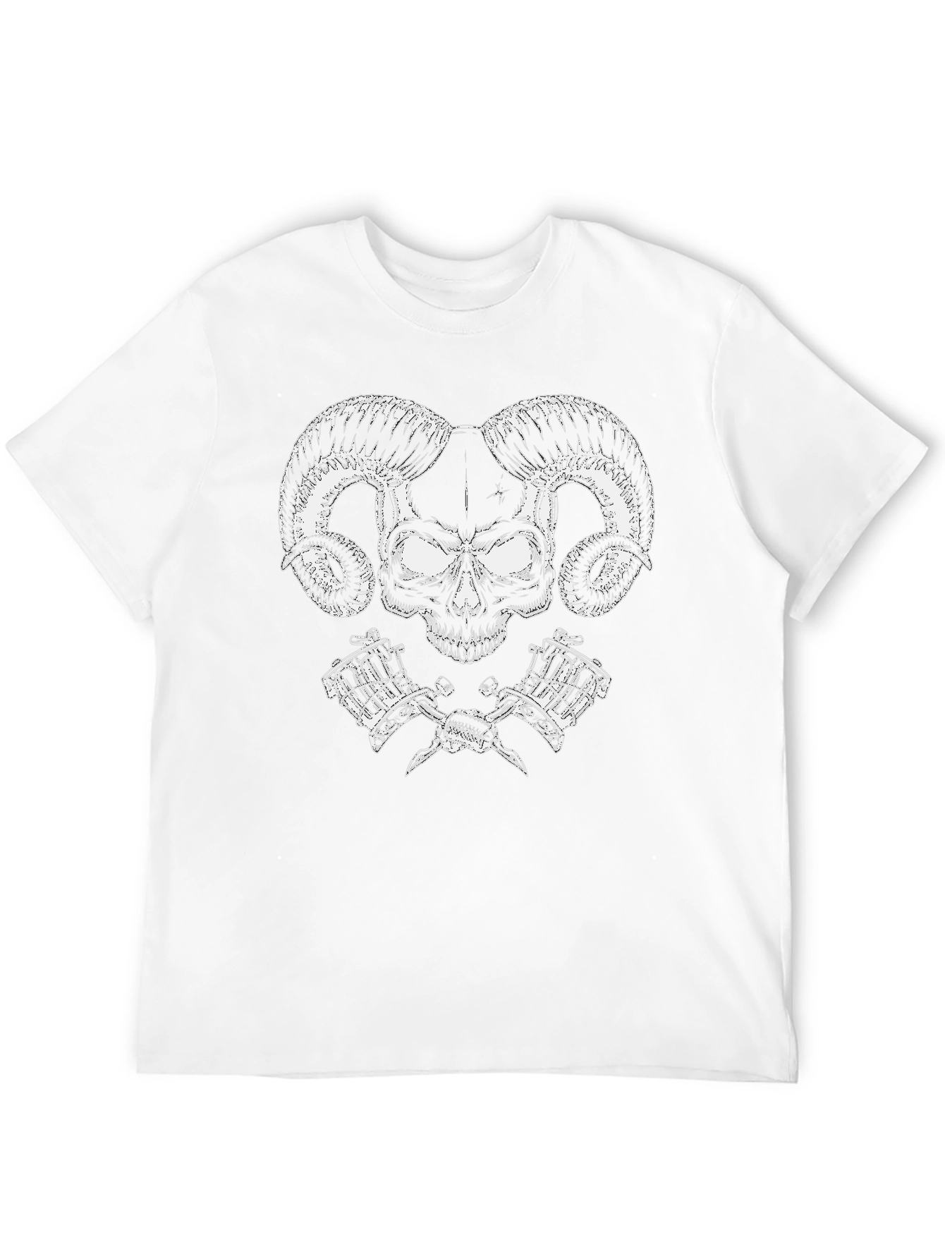 Skull & Horns Graphic Tee