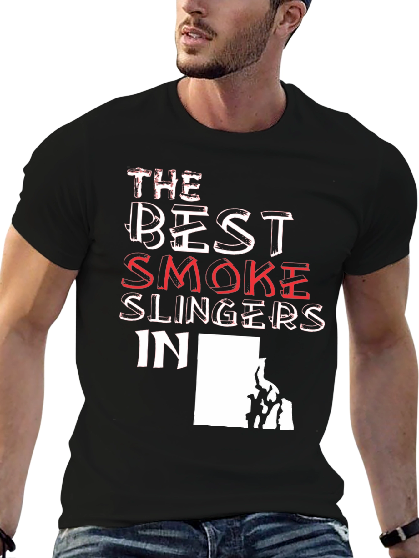 Best Smoke Slingers T-Shirt - Black Graphic Tee