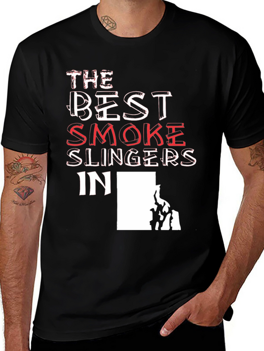 Best Smoke Slingers T-Shirt - Black Graphic Tee