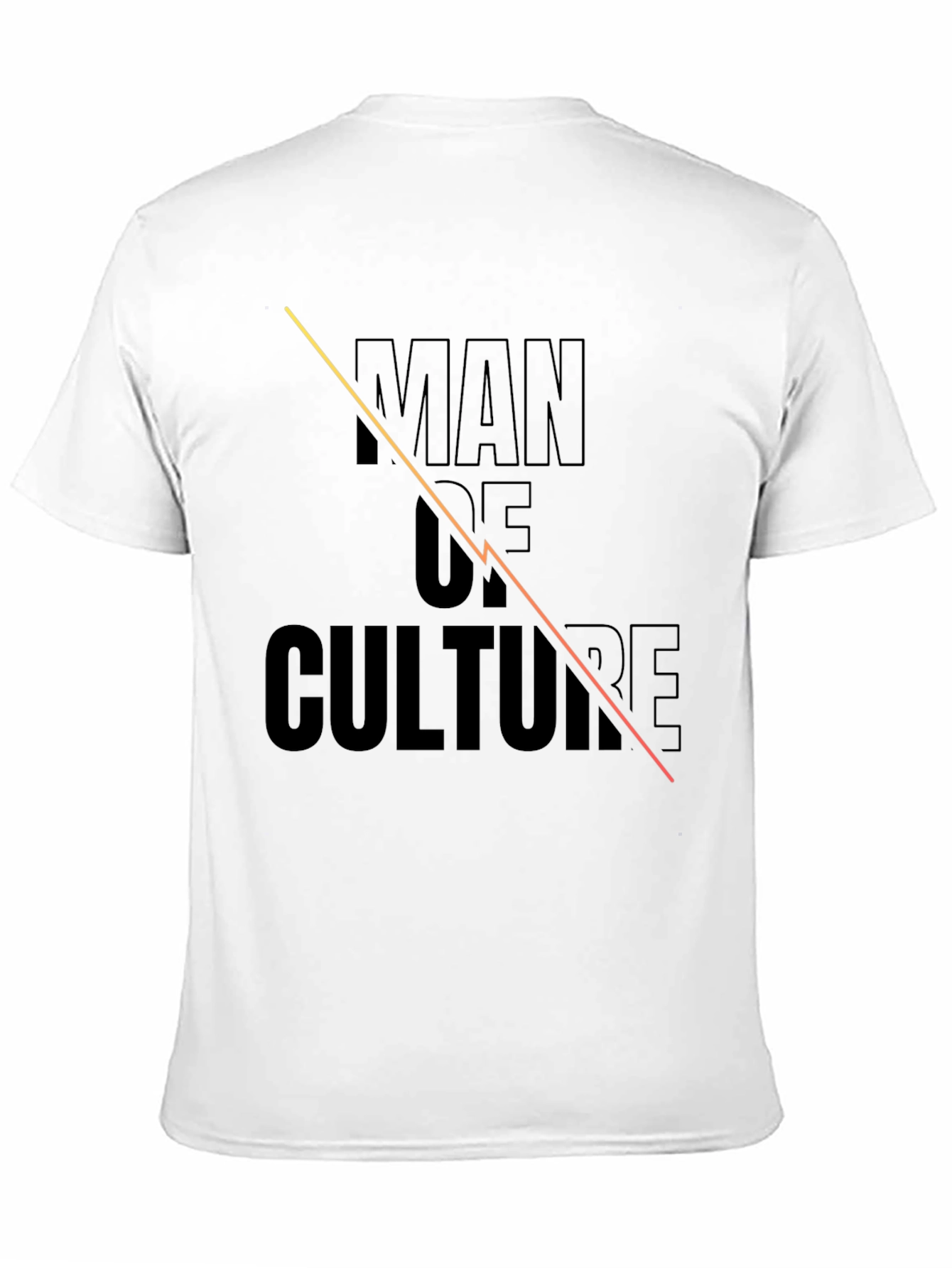 Man of Culture Black Graphic Tee