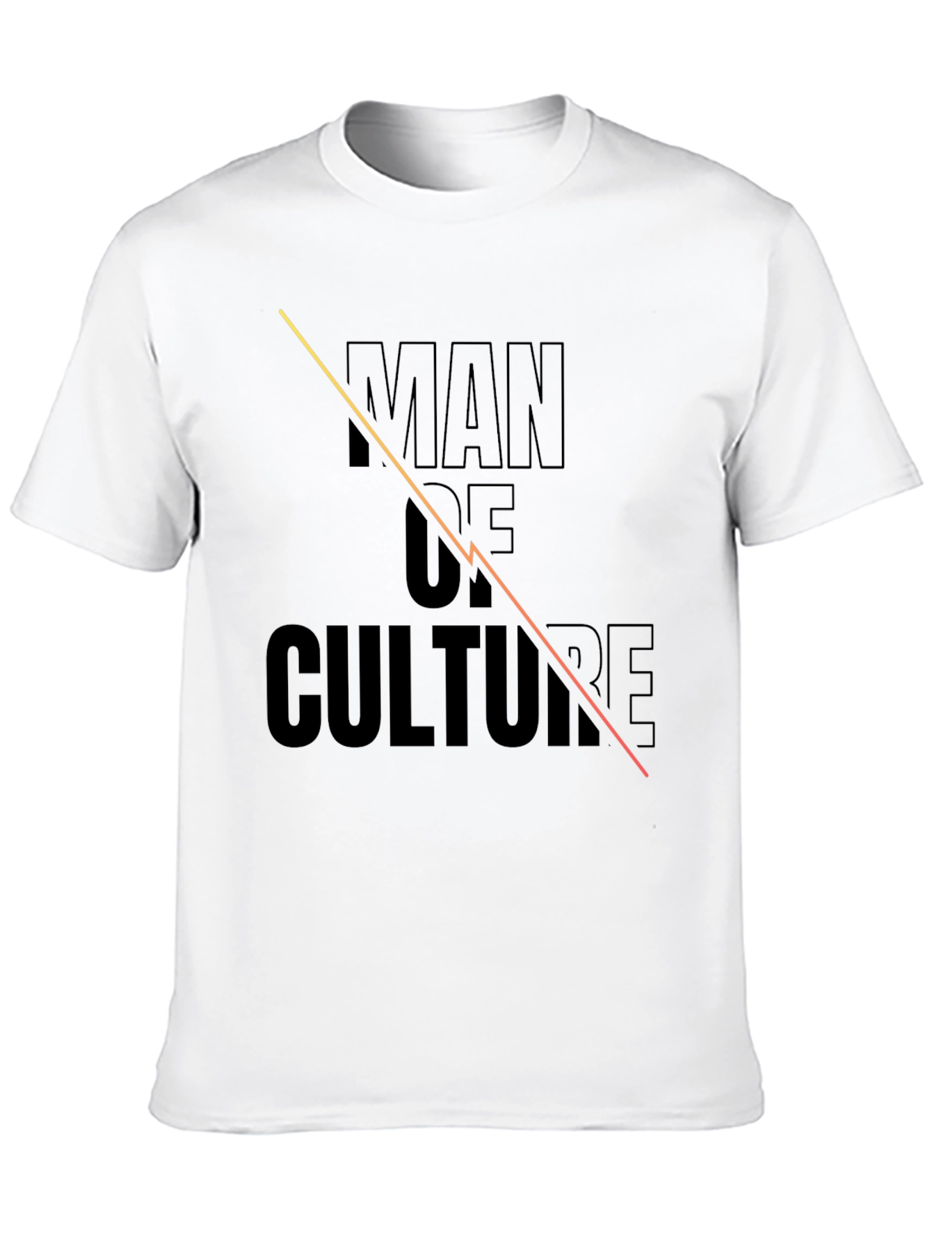 Man of Culture Black Graphic Tee
