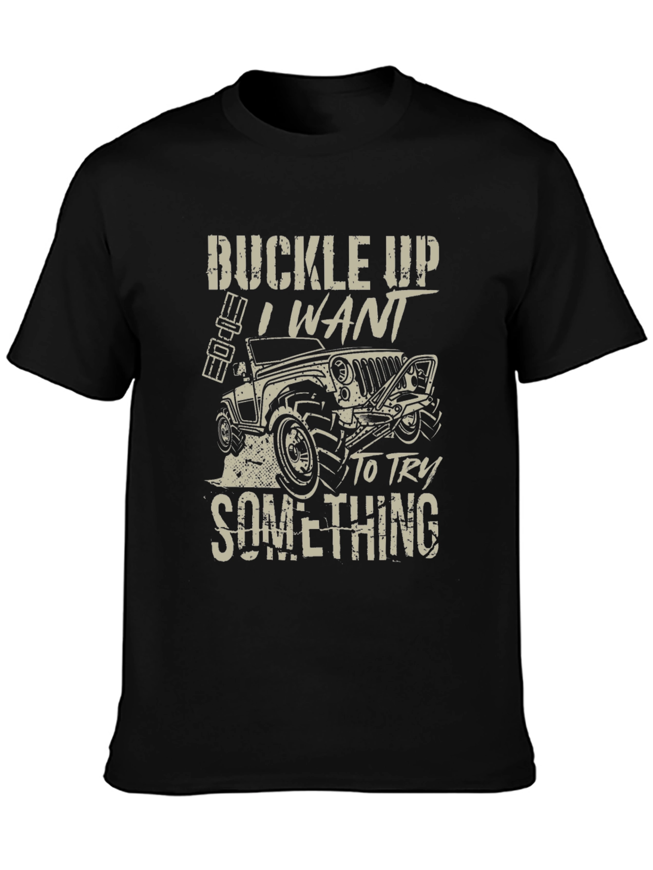 Buckle Up Jeep Adventure T-Shirt