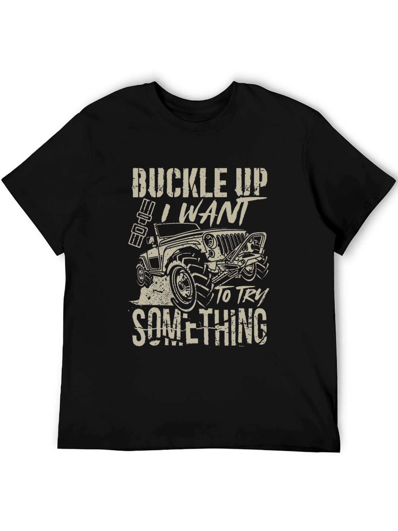 Buckle Up Jeep Adventure T-Shirt
