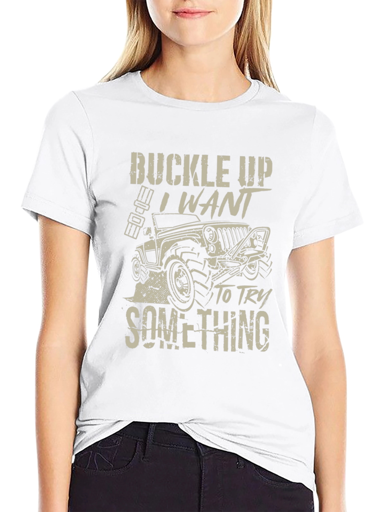 Buckle Up Jeep Adventure T-Shirt