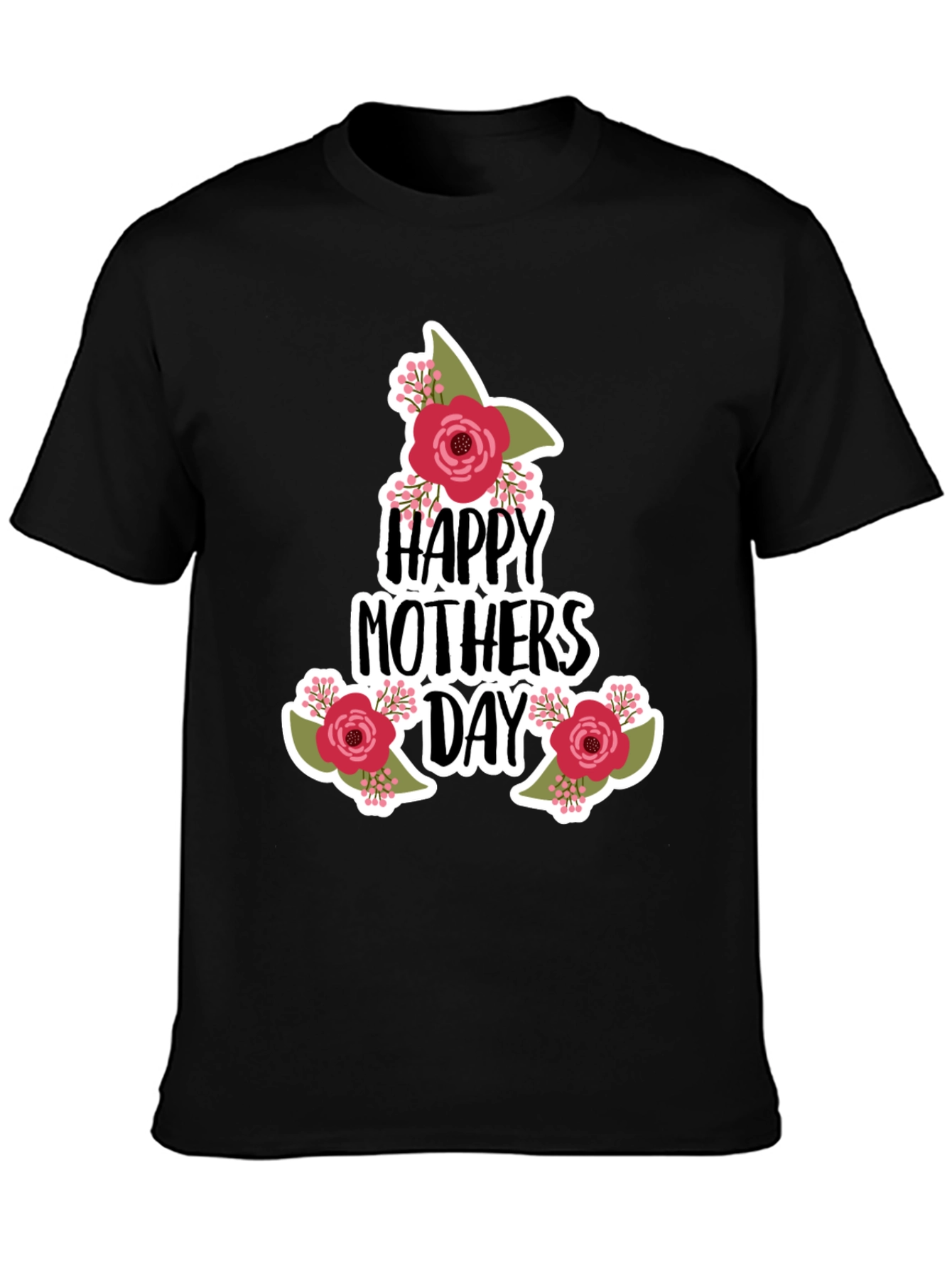 Happy Mothers Day Floral T-Shirt
