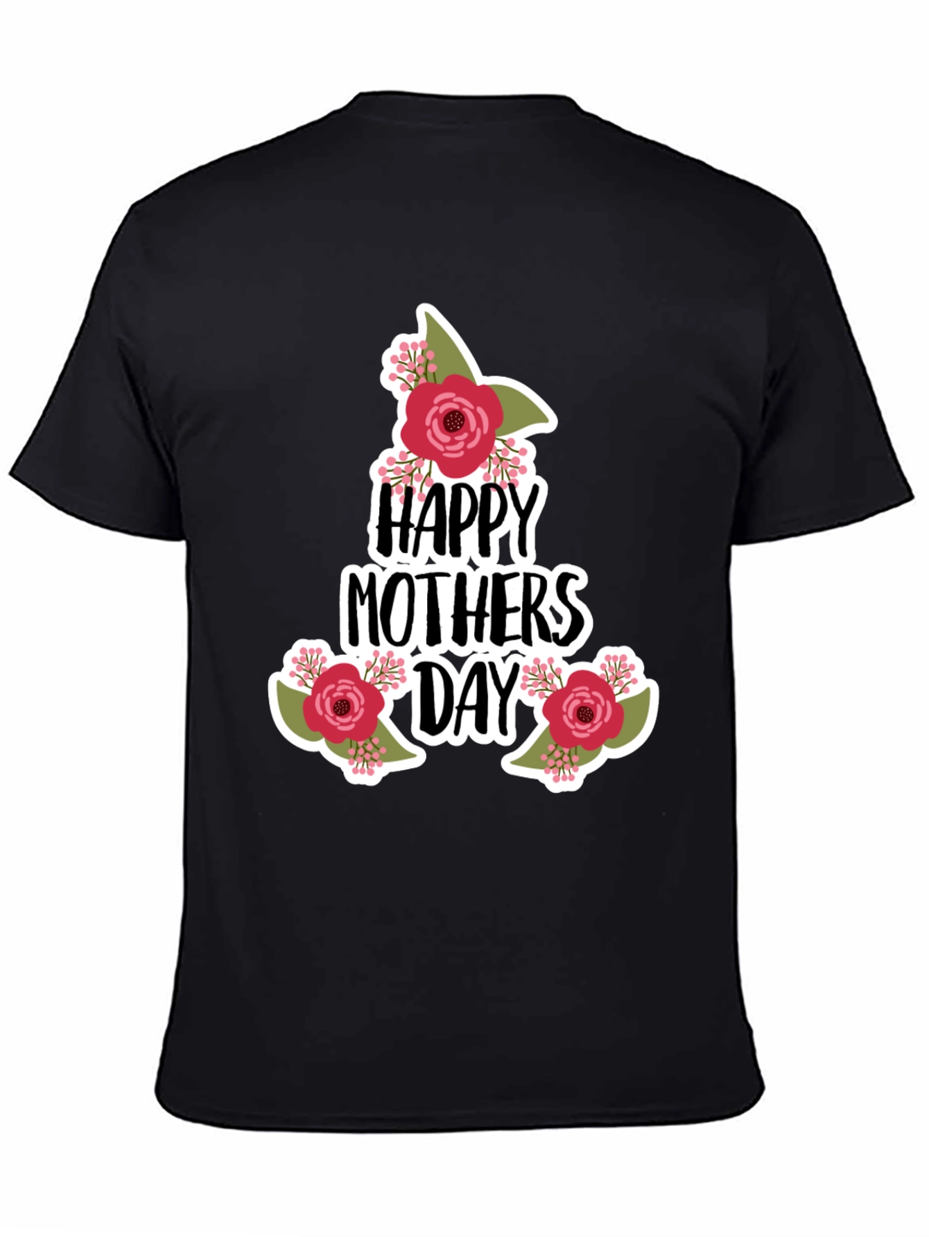 Happy Mothers Day Floral T-Shirt