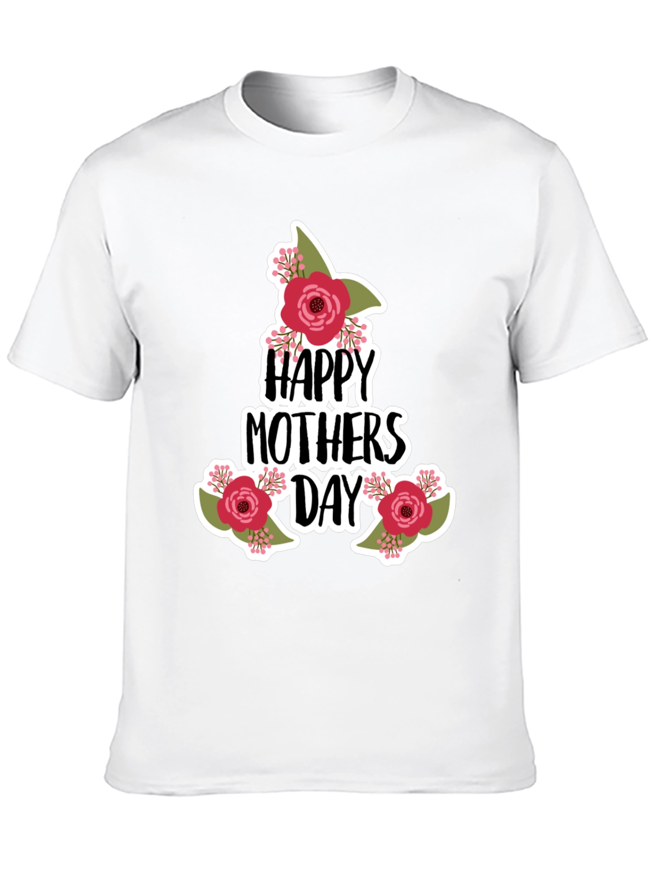 Happy Mothers Day Floral T-Shirt