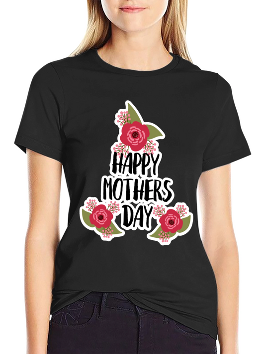 Happy Mothers Day Floral T-Shirt