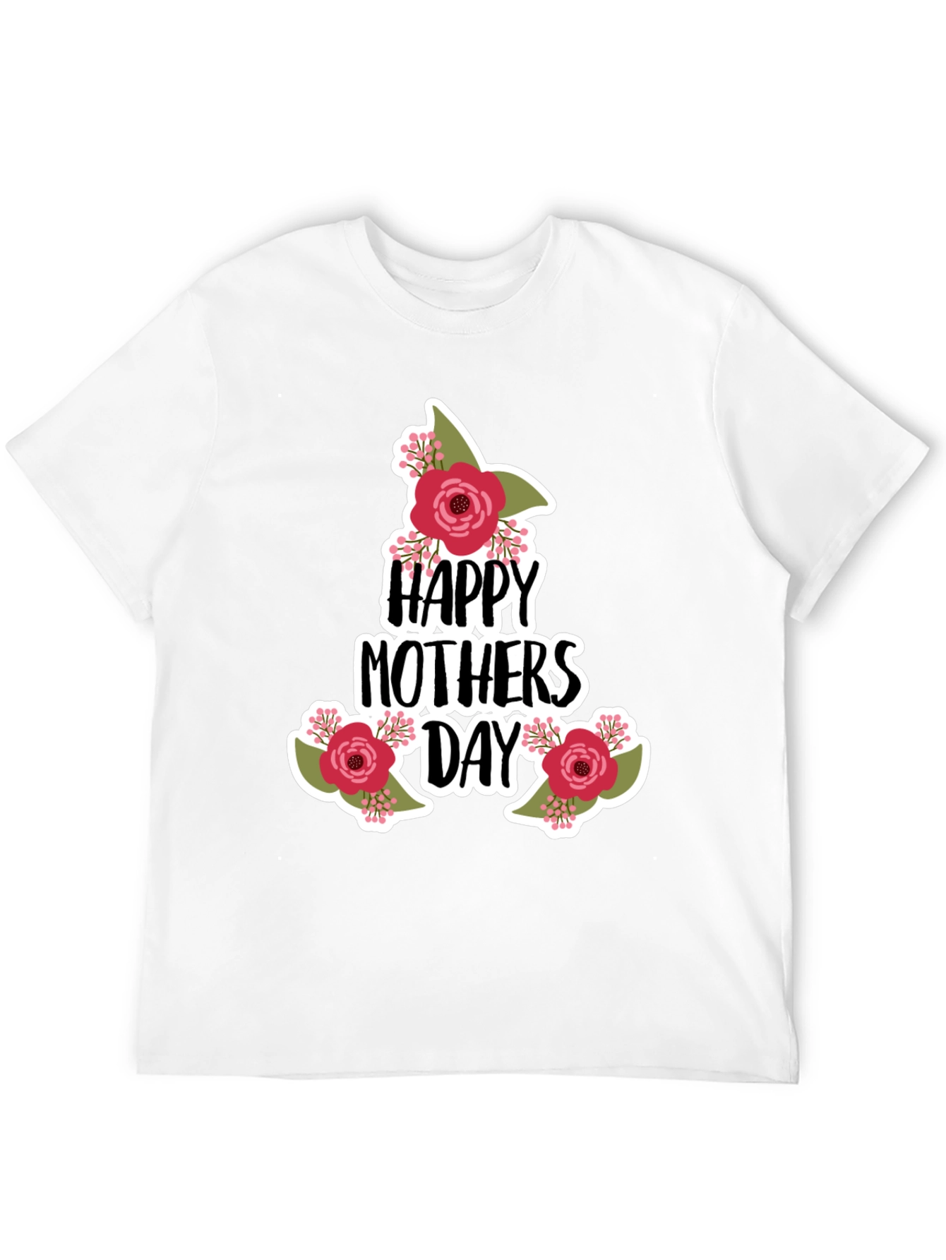 Happy Mothers Day Floral T-Shirt