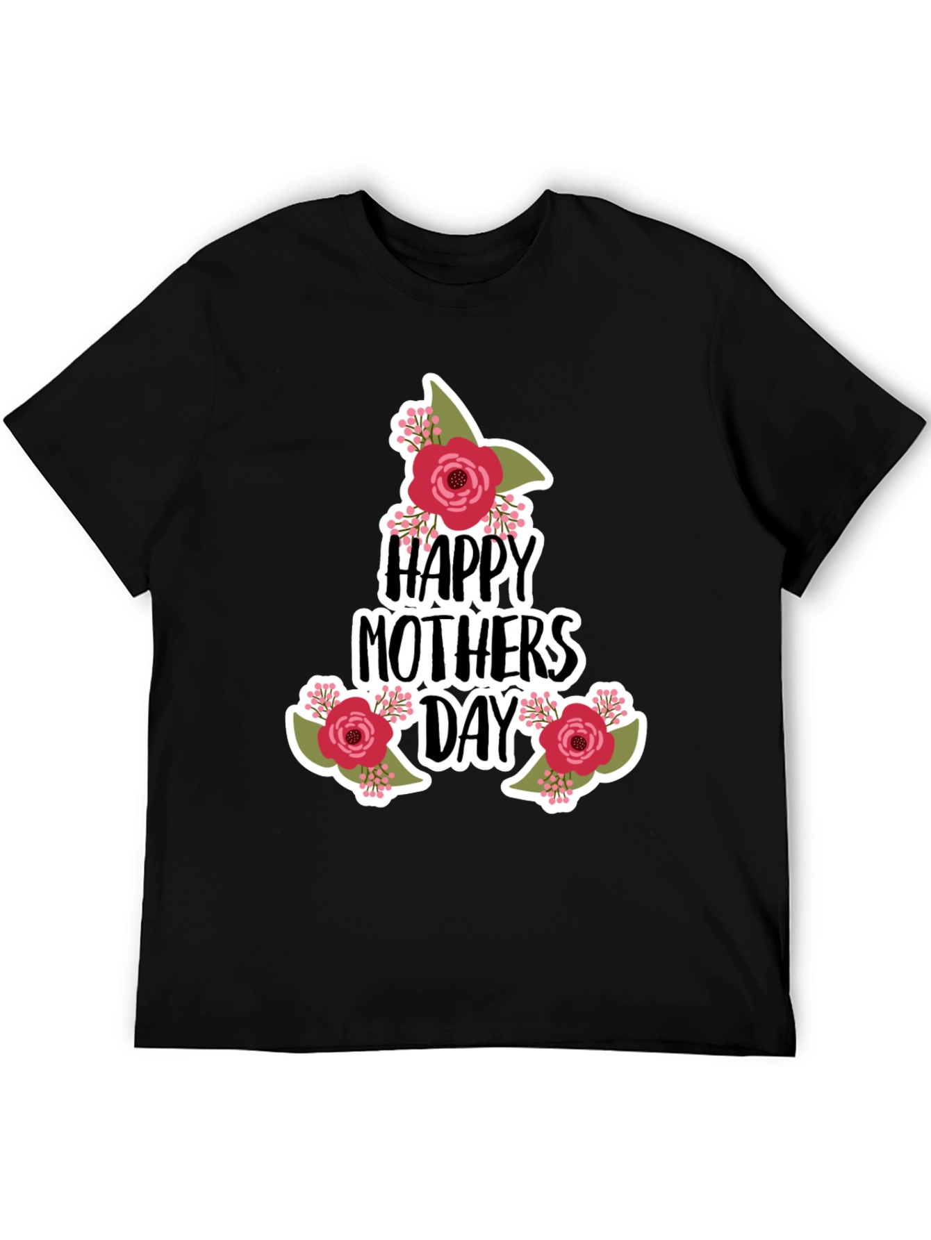 Happy Mothers Day Floral T-Shirt
