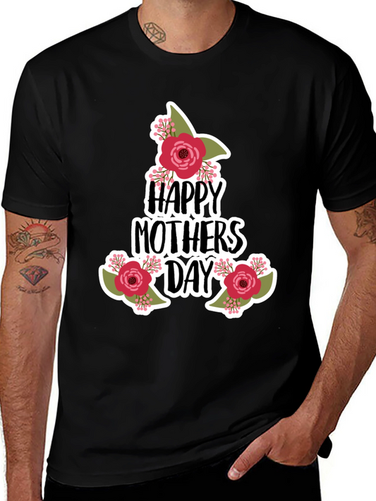Happy Mothers Day Floral T-Shirt