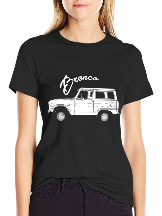 Vintage Bronco Graphic Tee - Classic Car T-Shirt