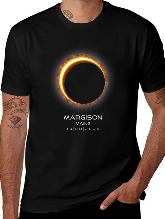 Solar Eclipse Margison Maine T-Shirt 2024